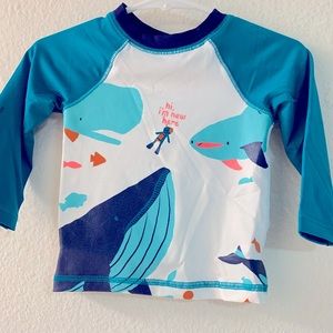 Cat & Jack Swimsuit 12M Boy or
Girl UPF 50+ NWT